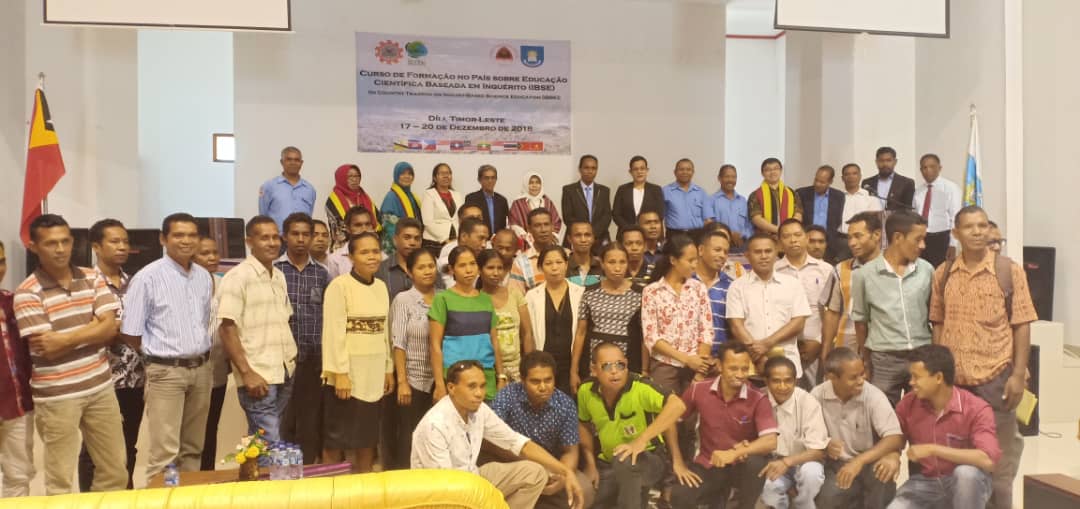 SEAQIS – Timor Leste Collaboration In-Country Training on Inquiry Based Science Education