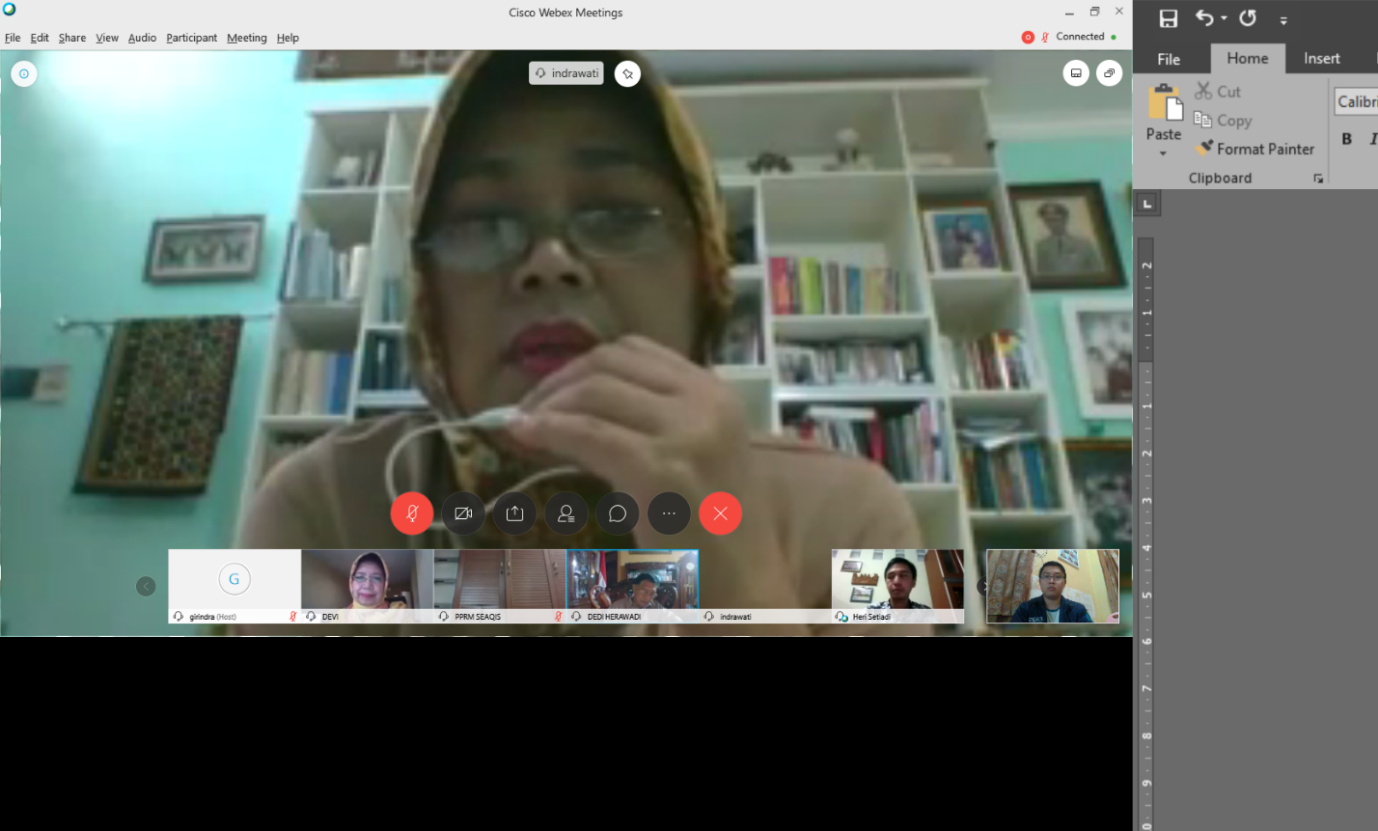 Pembukaan oleh Dr. Indrawati