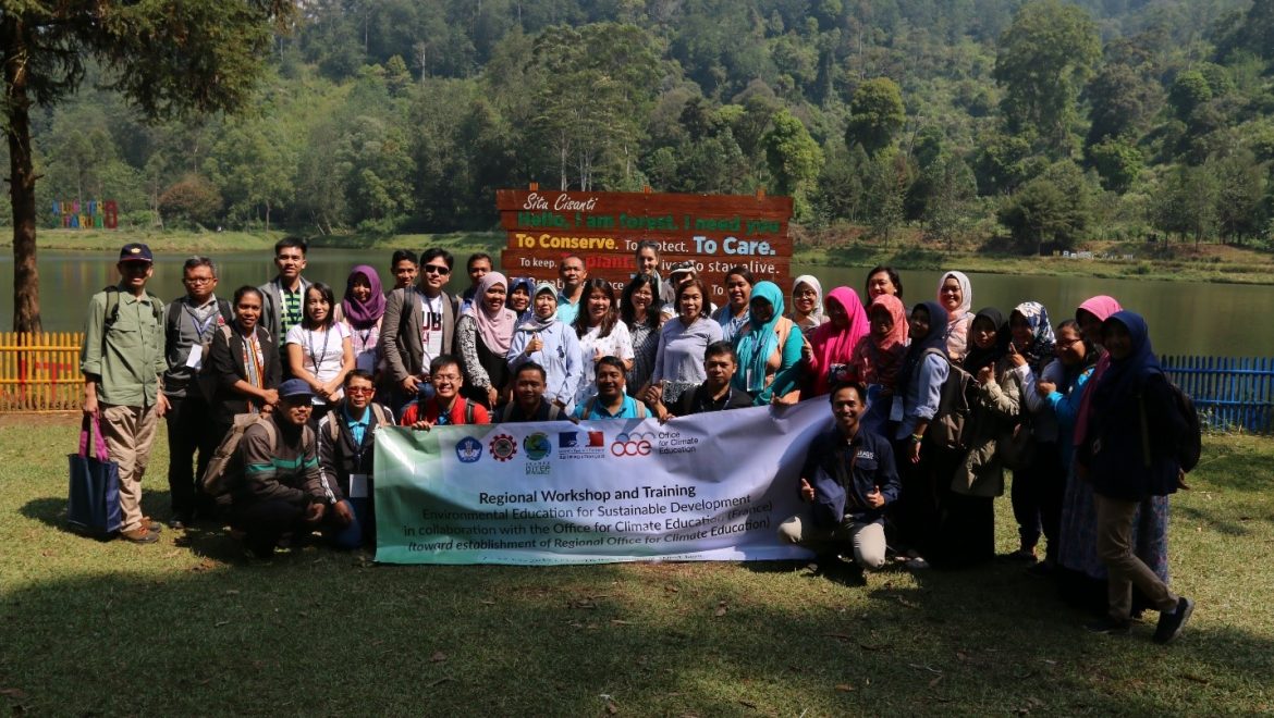 Regional Workshop and Training on Environmental Education for Sustainable Development in collaboration with Office for Climate Education (French)