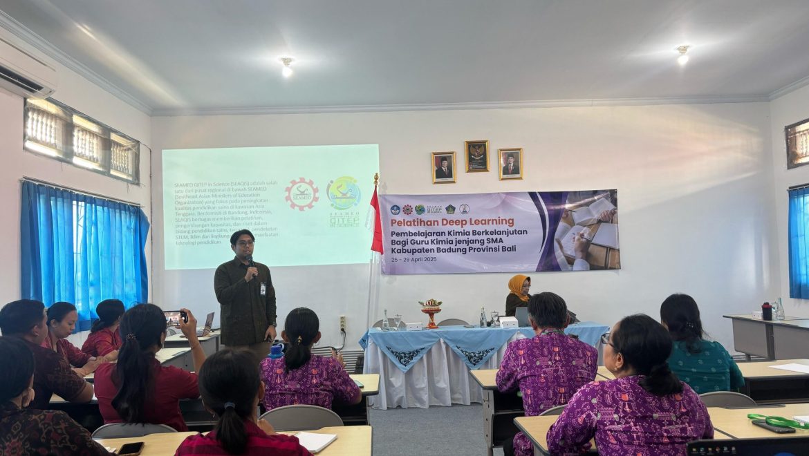 SEAQIS Promotes Sustainable Chemistry Education through a Deep Learning Approach in Badung, Bali