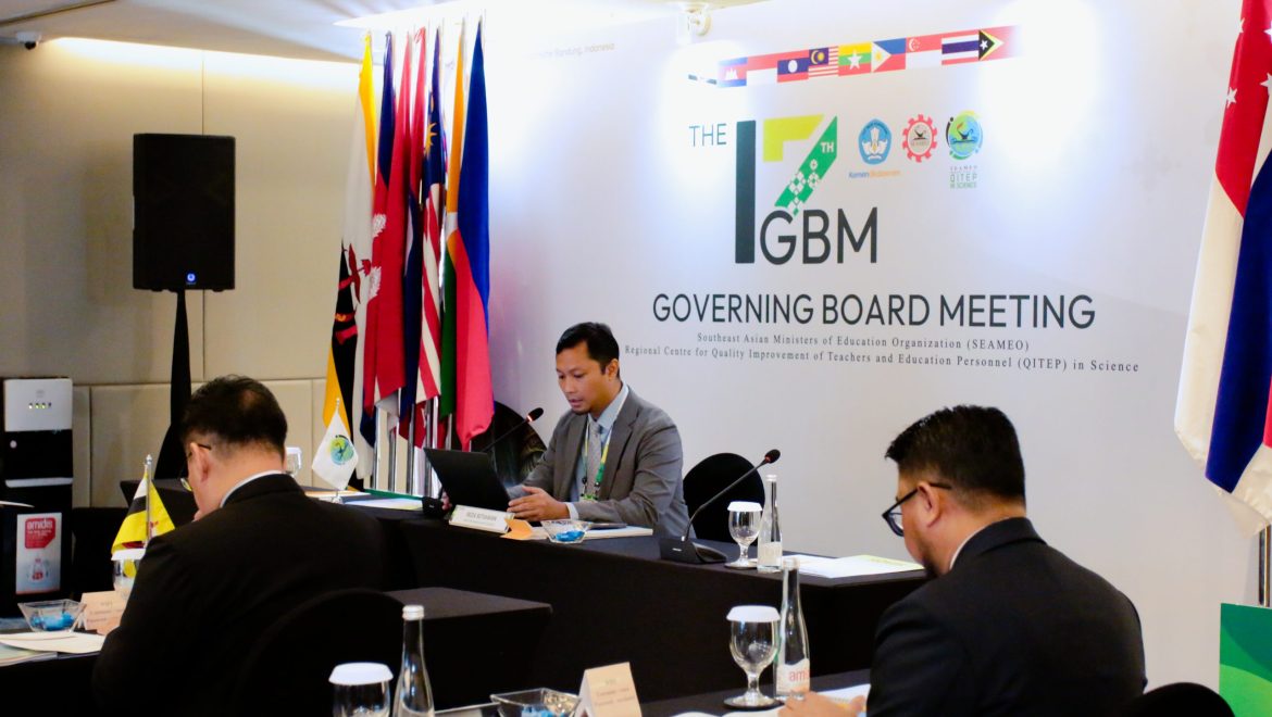 THE 17TH SEAQIS GOVERNING BOARD MEETING STRENGTHENS REGIONAL COLLABORATION FOR FUTURE-READY SCIENCE EDUCATION