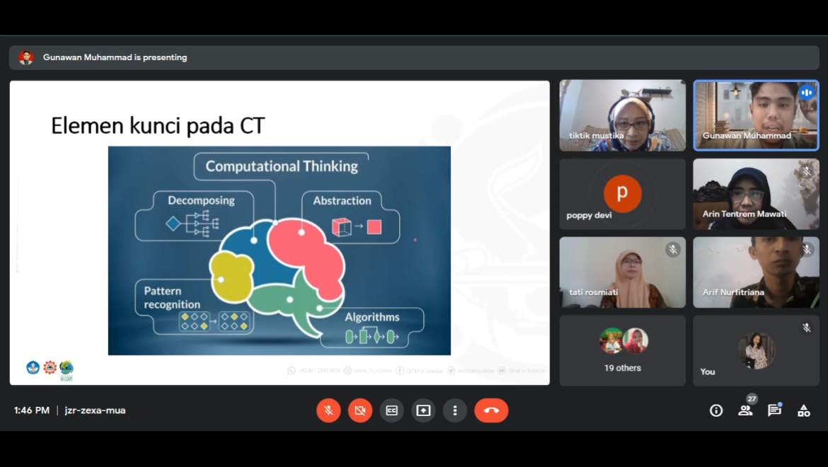 The 2nd Training of Computational Thinking in Science Learning for Senior High School Teachers