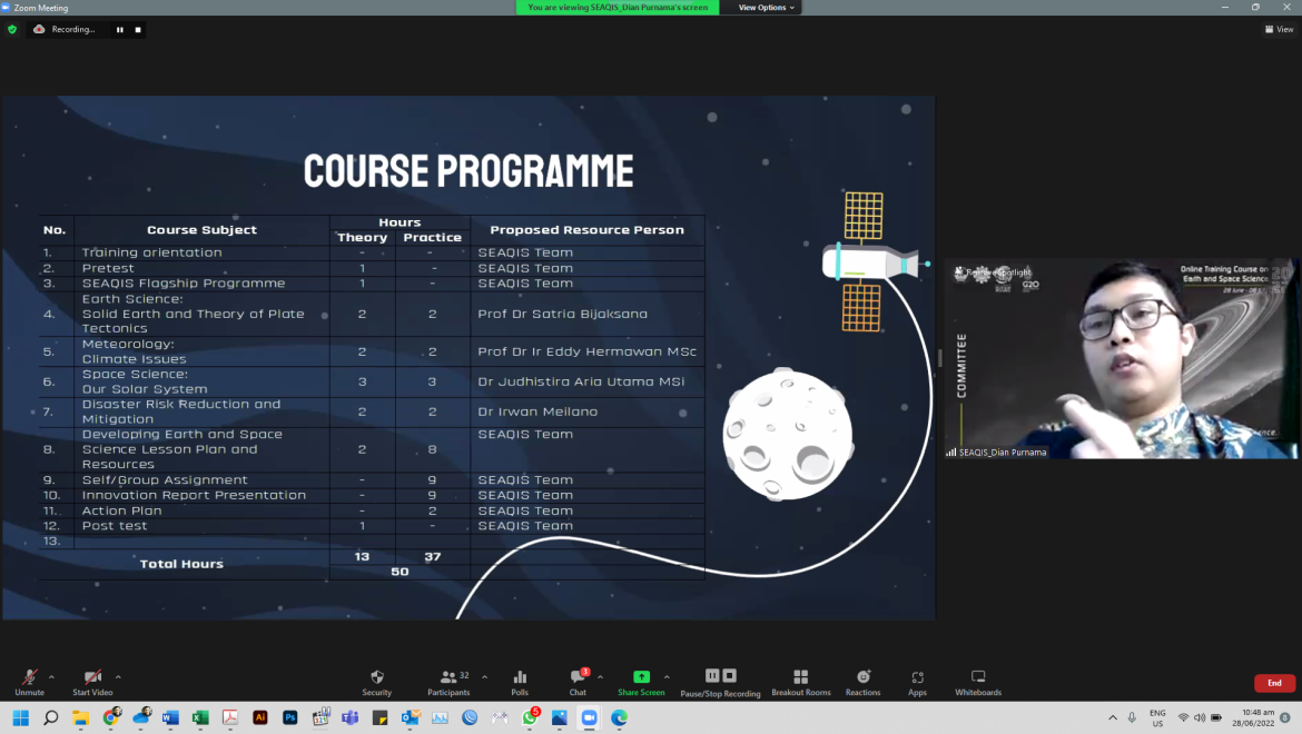 Exploring Our Earth through ESS Training 2022