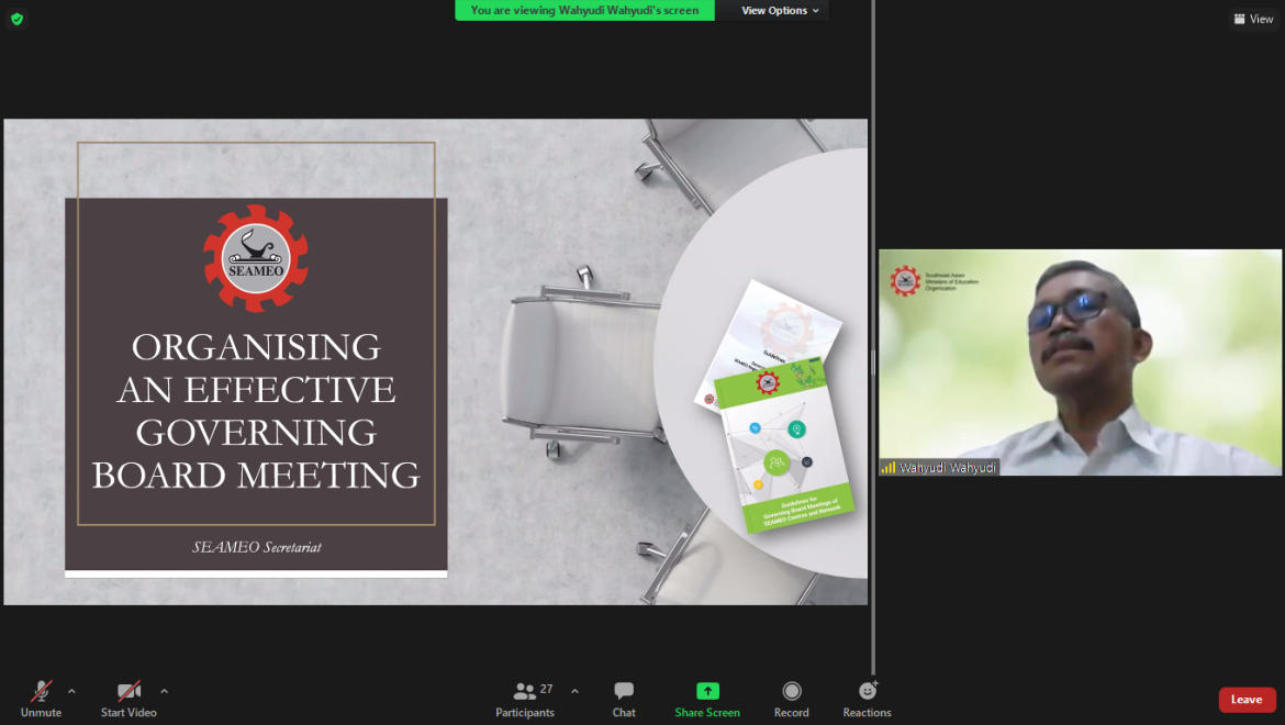 Workshop on Development of the 13th Governing Board Meeting (GBM) Working Papers