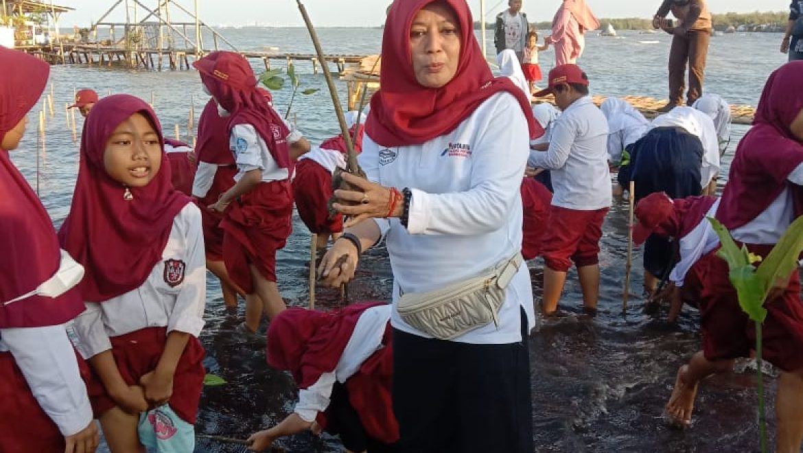 Mangrove Planting Programe in Mutiara Hijau Karang Song Beach, Indramayu