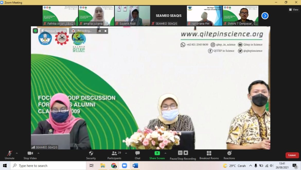 Focus Group Discussion or SEAQIS Alumni of 2009